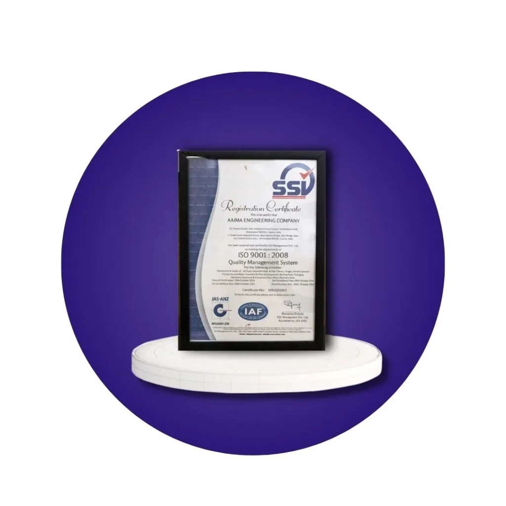 ISO 9001:2008 Certificate
