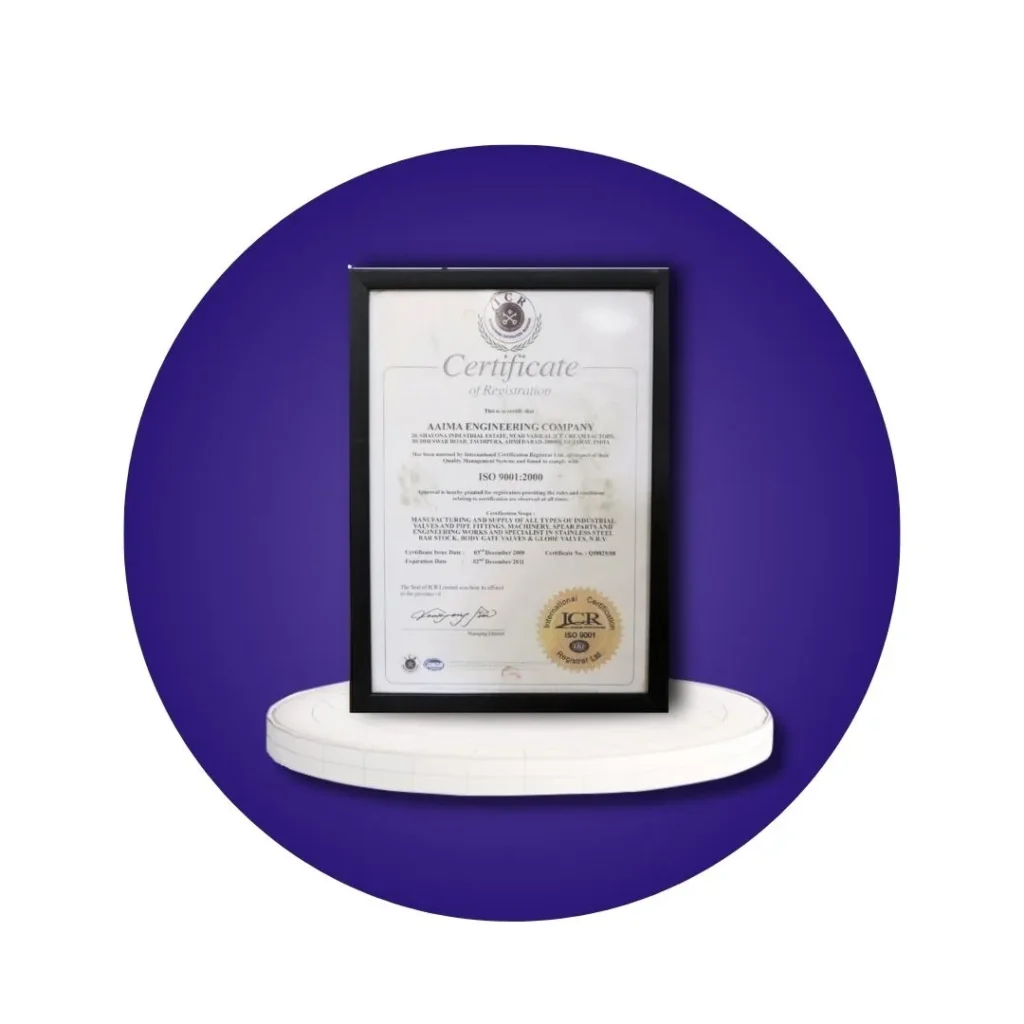 ISO 9001:2000 Certificate