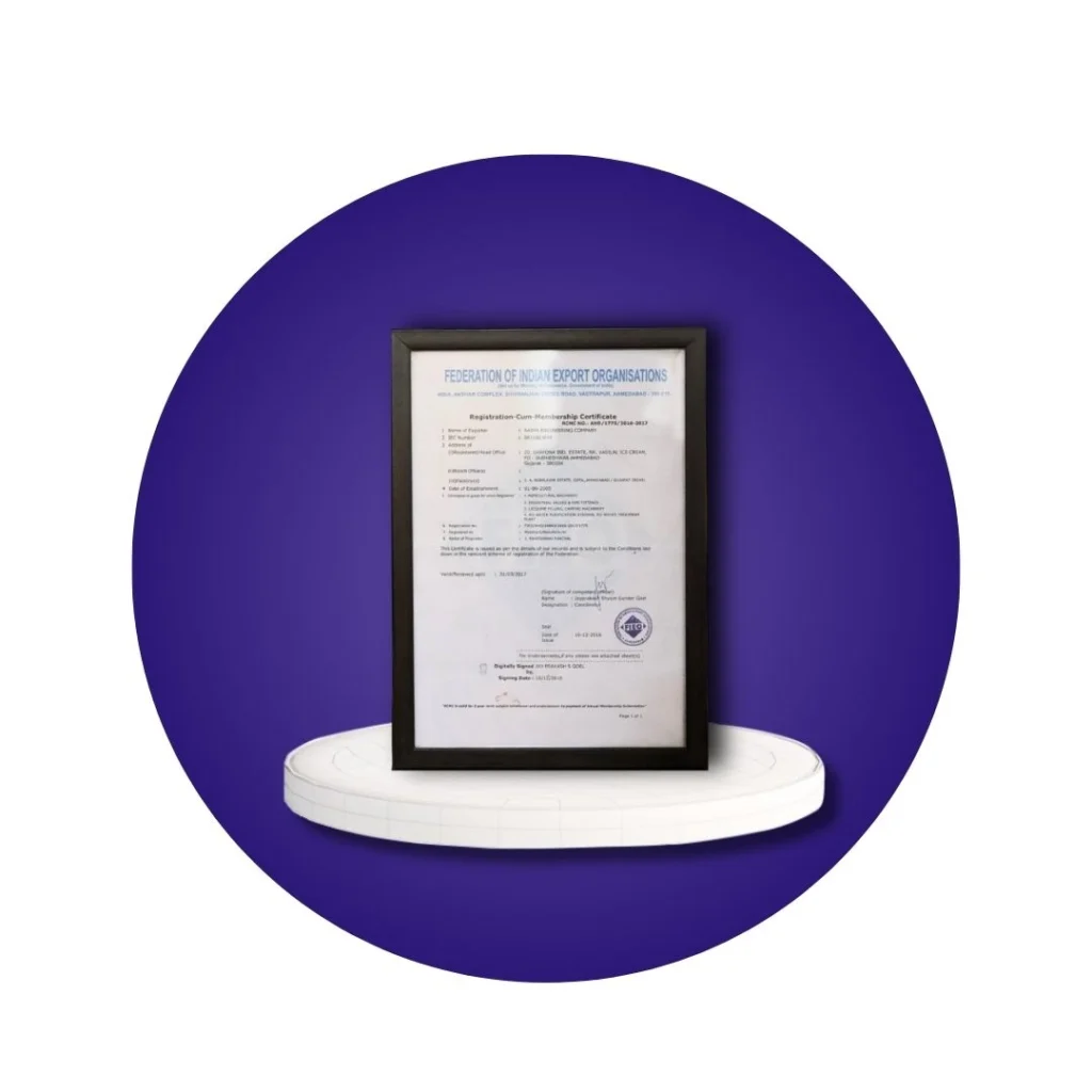 FIEO Membership Certificate