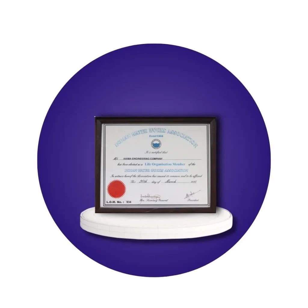 IWWA Membership Certificate
