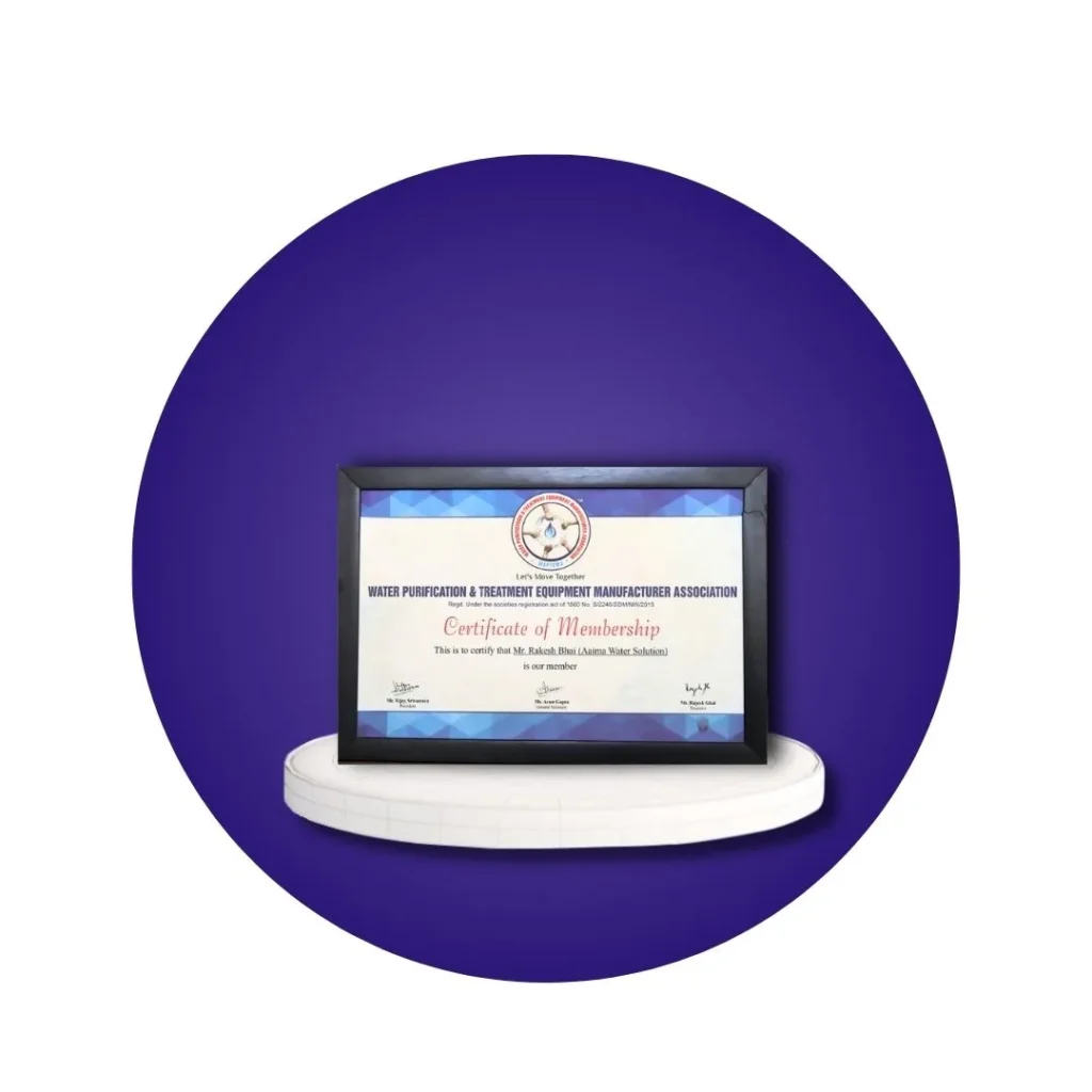 WAPTEMA Membership Certificate